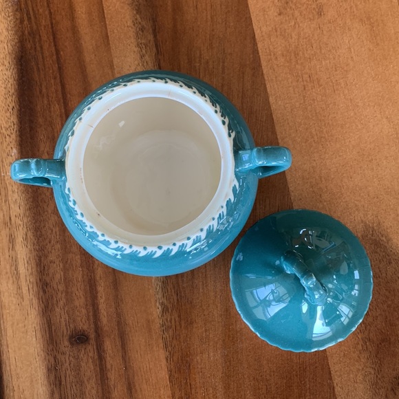 Harker Ware Pottery Cream & Sugar - Picture 7 of 10